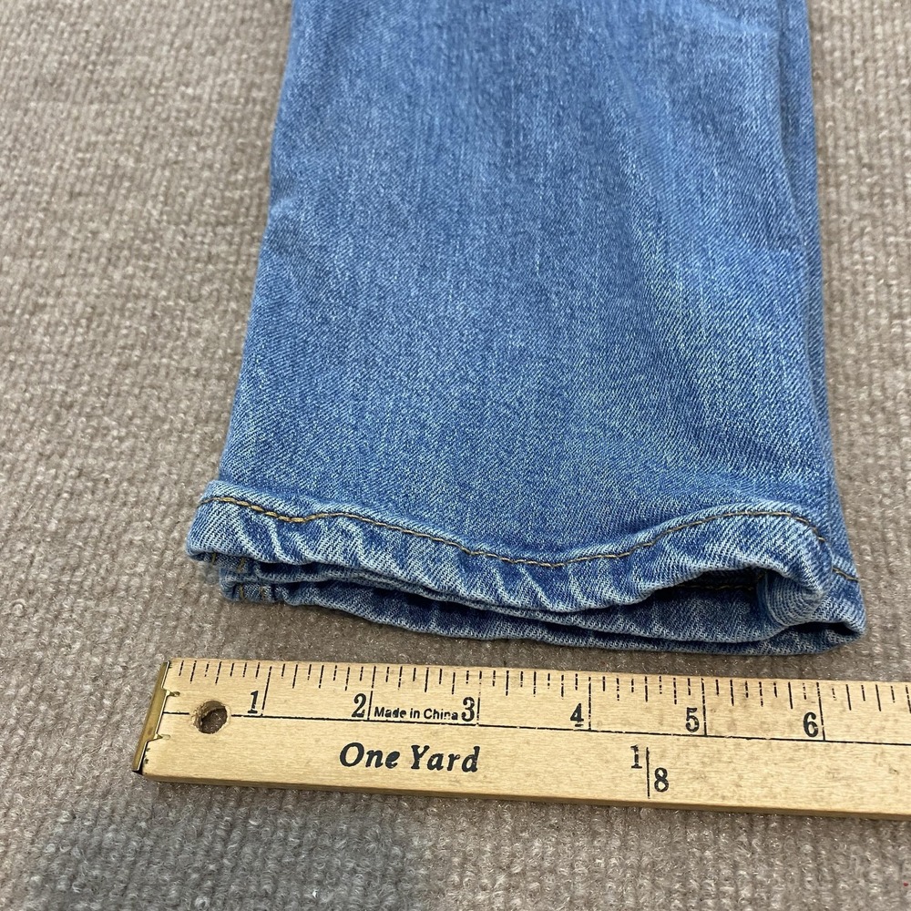 Levis 512 Jeans Mens 34x32 Blue Medium Wash Slim Tapered Stretch Denim Pants - Picture 12 of 13